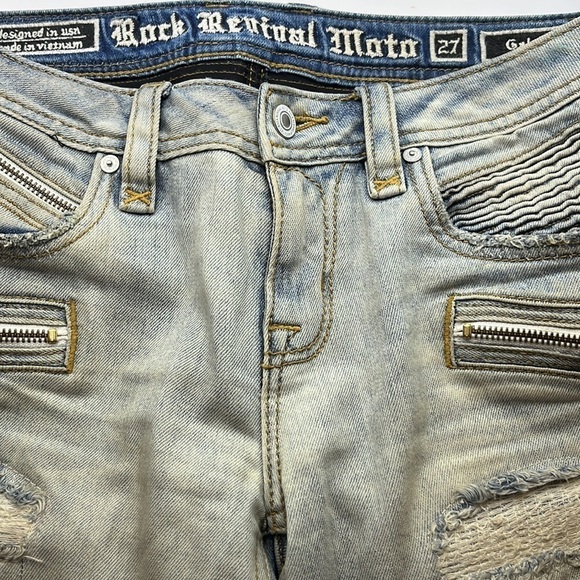 Rock Revival Moto Gaby Size 27 - Picture 15 of 16